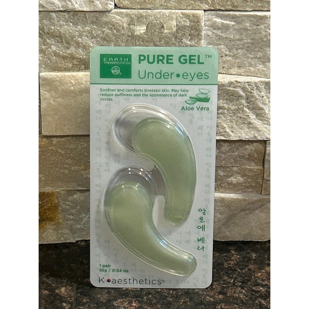 Earth Therapeutics Pure Gel Under Eye Patches Aloe Vera Soothing Puffiness NEW‎